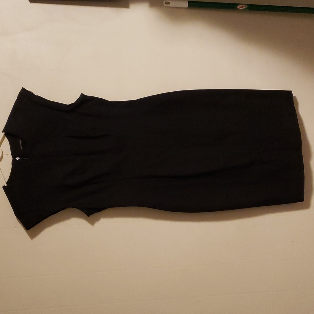 Banana Republic Cap Sleeves Black Dress